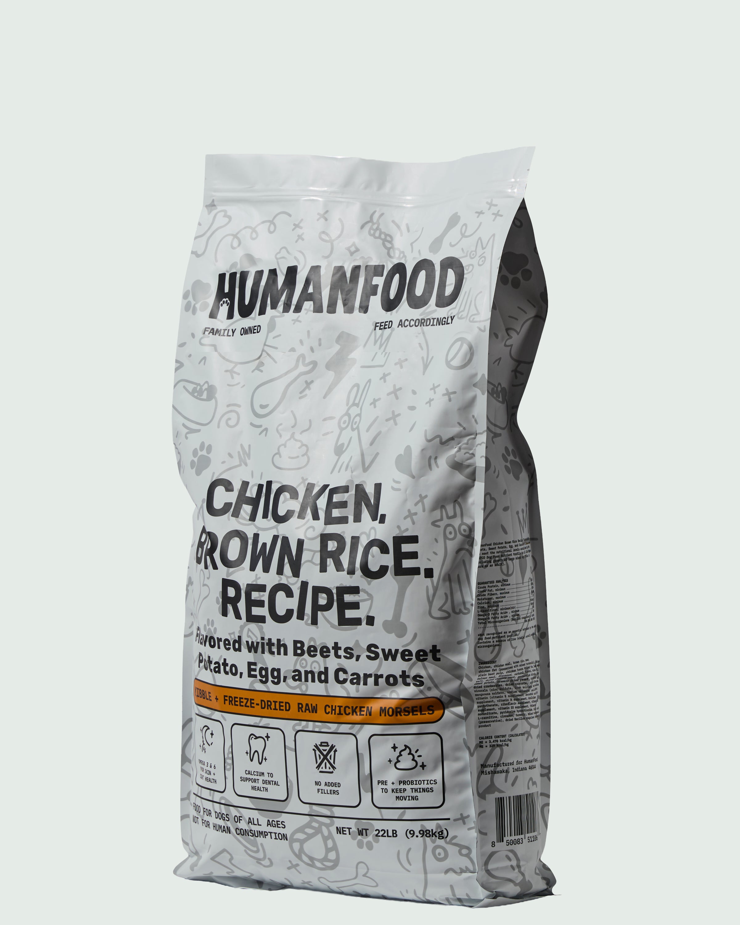 Chicken.Brown Rice.Recipe (22lbs)