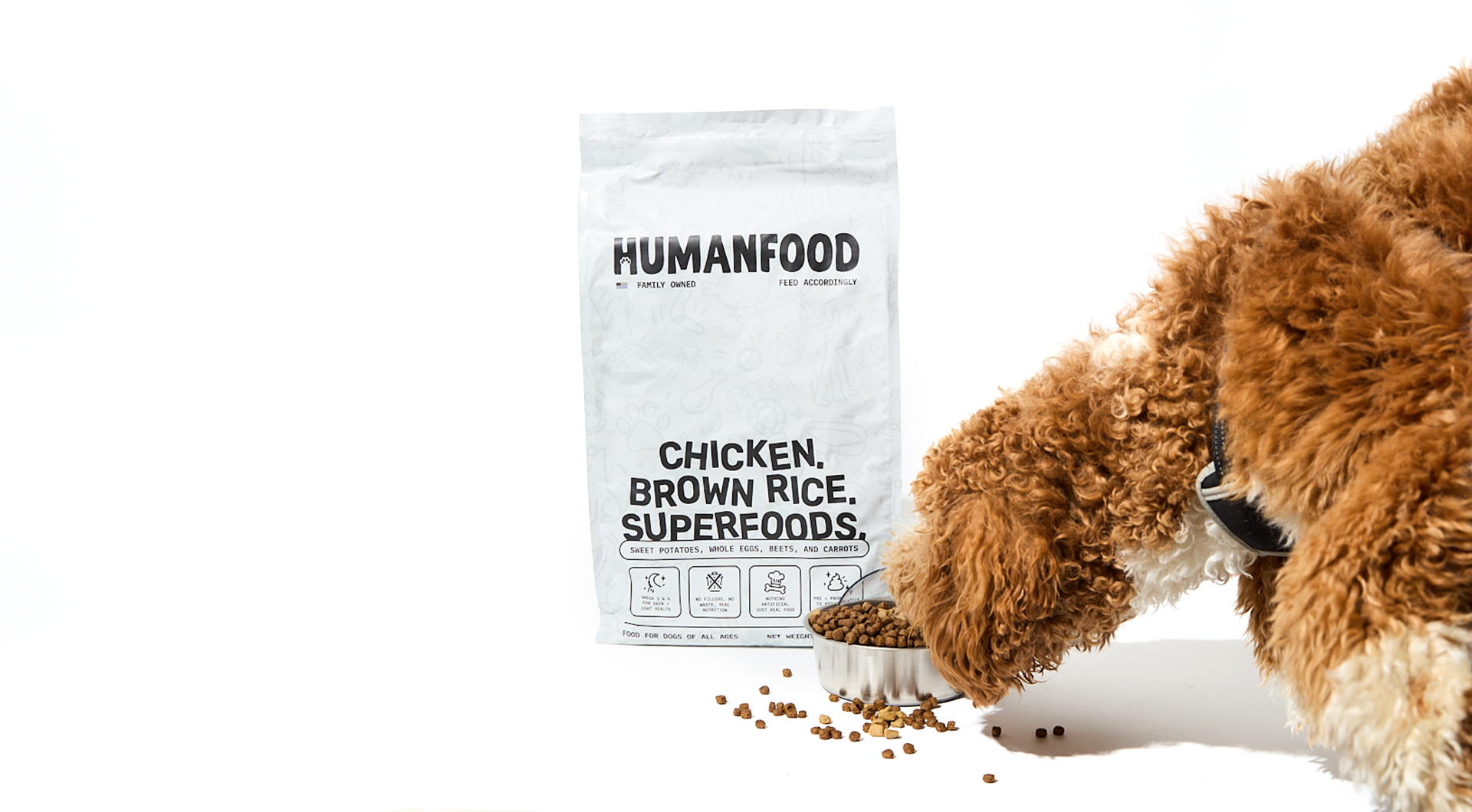 HumanFood | Freeze-Dried Dog Kibble with Real Ingredients